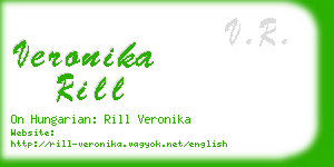 veronika rill business card